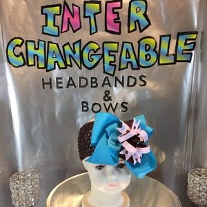 Infants and girls interchangeable headbands & bows